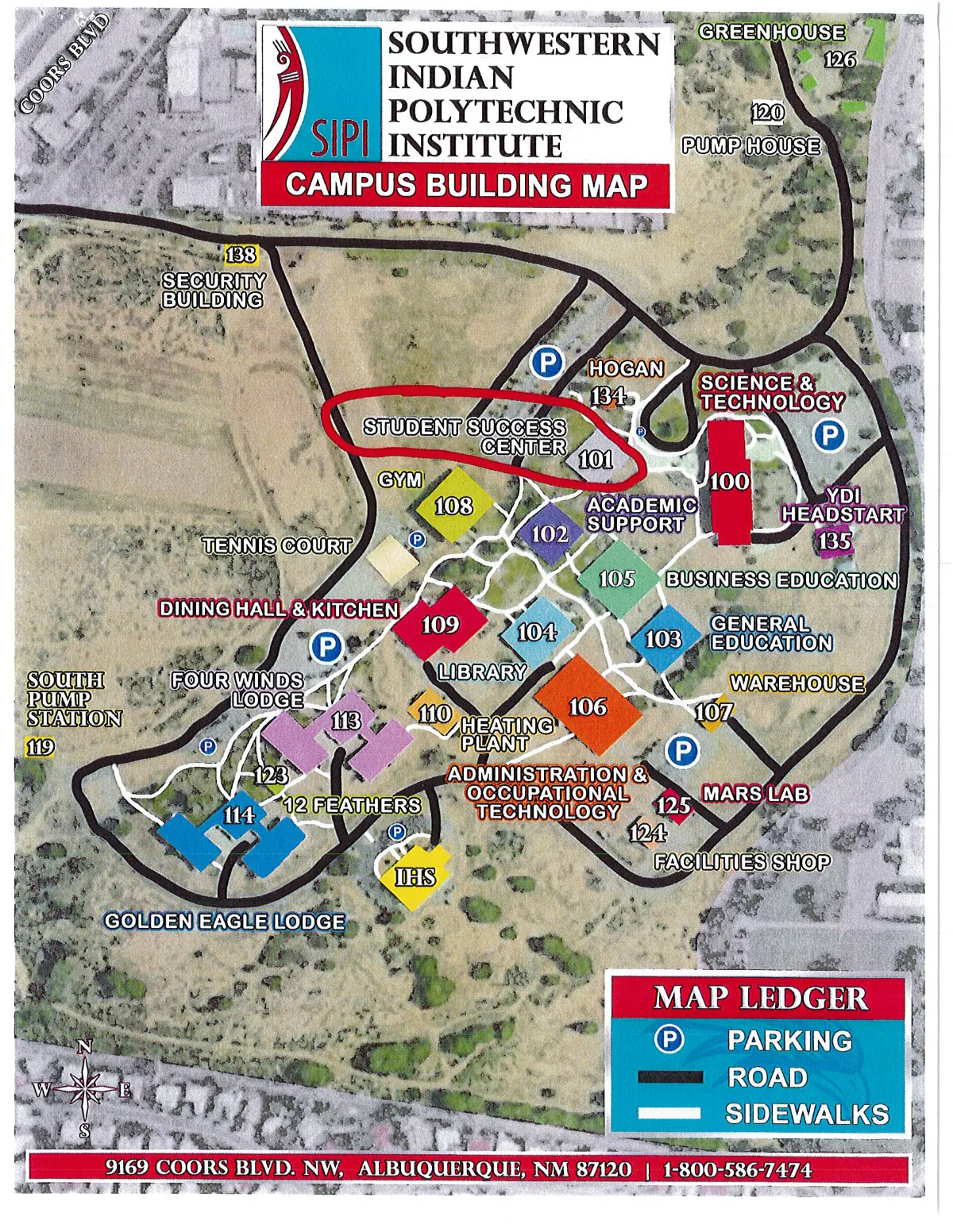 SIPI Campus Map